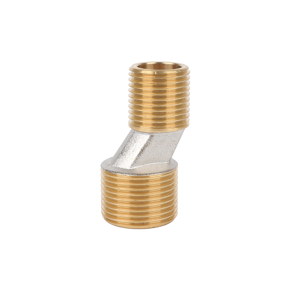 Brass Mixer Connectors, Hexagonal Nipple Brass Fittings Plumbing Connection Fittings